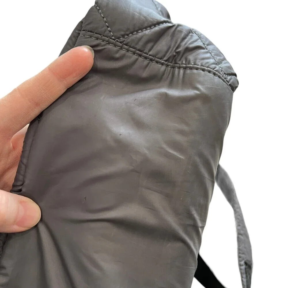 Tutilo Boost Gray Nylon Quilted Backpack
